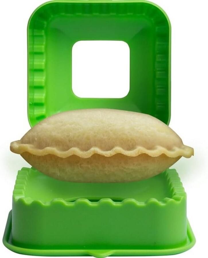 Vierkante broodjessnijder en sealer set Maak korstloze broodjes voor kinderen