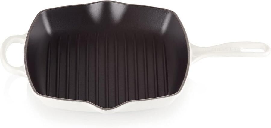 Vierkante Grillpan 26x26cm met Grillribbels
