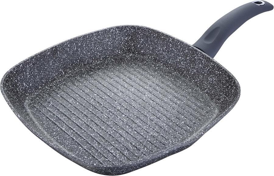 Vierkante Grillpan met Antiaanbaklaag en Geschikt voor Inductie