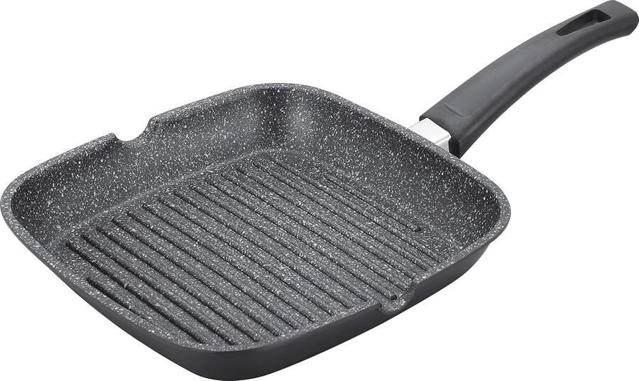 Vierkante Grillpan met Antiaanbaklaag Geschikt voor Inductie