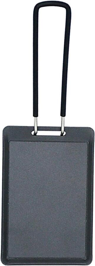 Vierkante Grillplaat Koekenpan Bakplaat Buiten Koken Gelijkmatige Warmteverdeling 16L x 12B cm Zwart