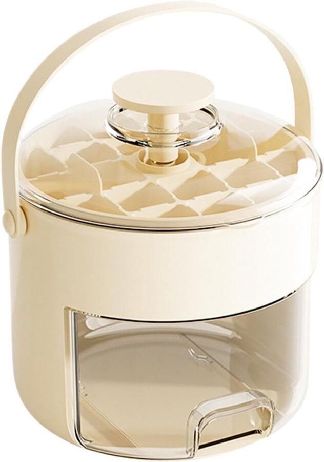 Vierkante Ijsblokjesmachine Ijsbak met deksel Drankjes Koelen Eenvoudig ijs losmaken 48 ijsblokjes Veelkleurig
