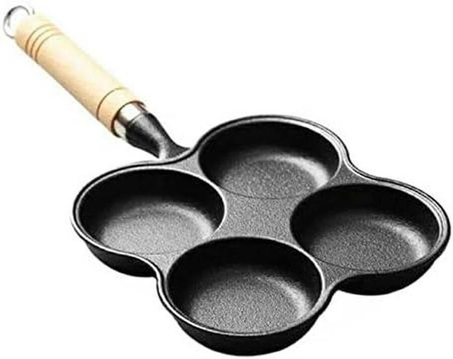 Vierkante Koekenpan Eierpan Pannenkoek Ontbijt Maken Fysiek Anti-aanbak 38.5CM Lengte Zwart