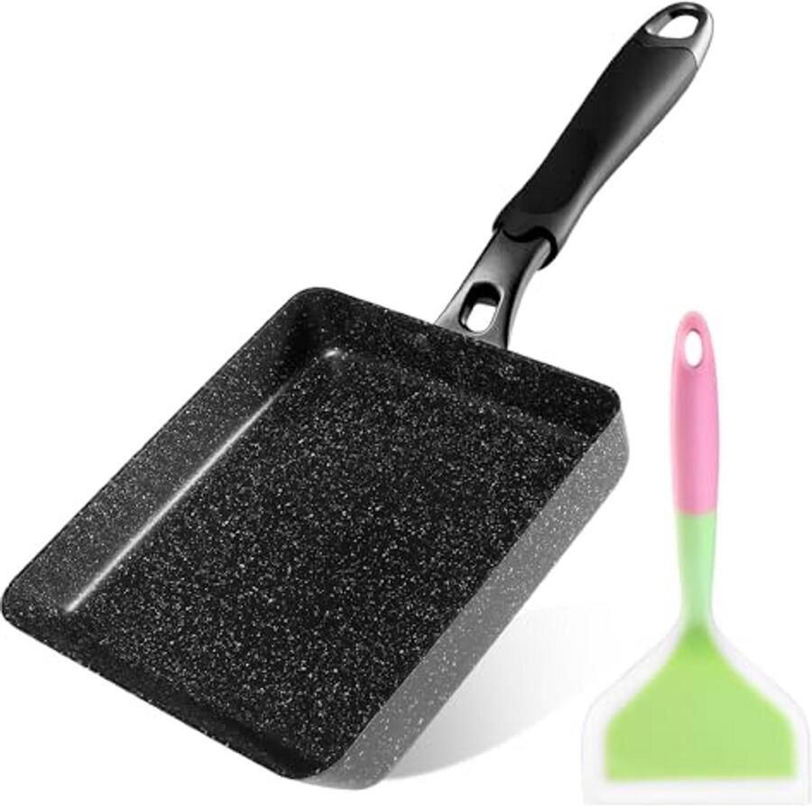 Vierkante omeletpan voor Japanse eieren met antiaanbaklaag Perfect voor ontbijt