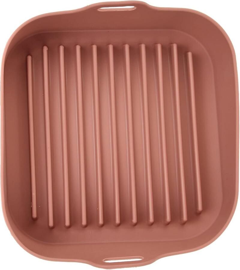 Vierkante Siliconen Airfryer Mand voor Oven en Bakvormen