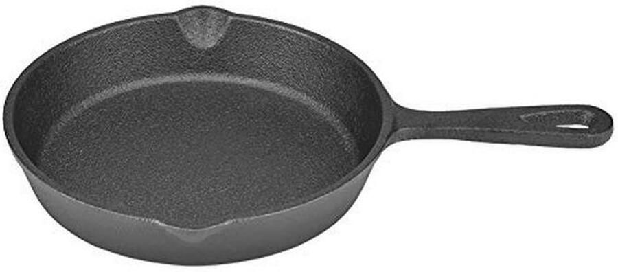 Vintage Gietijzeren Koekenpan 16cm en 20cm Ergonomisch Ontworpen met Antiaanbaklaag