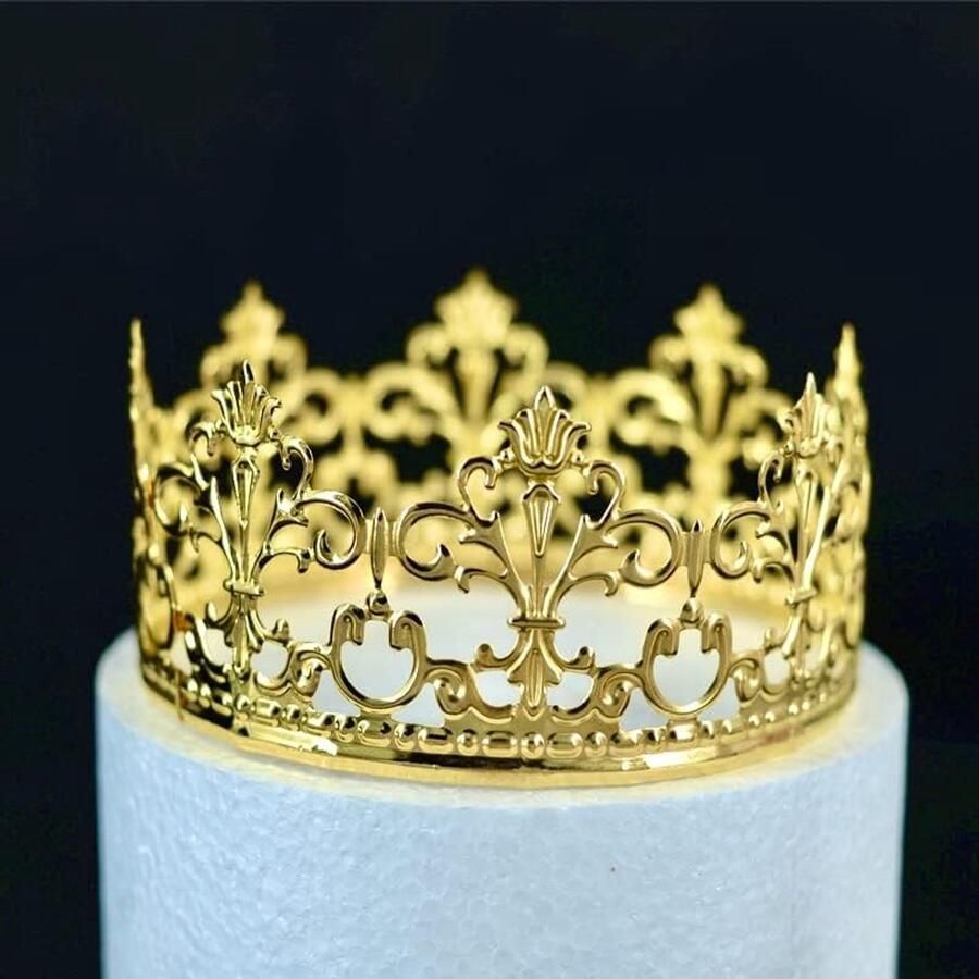 Vintage prinses kroon taarttopper decoratie voor jongens en meisjes taartdecoraties voor bruiloften