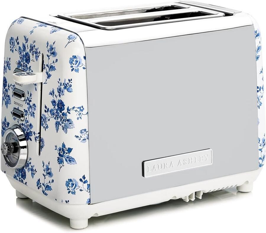 Vintage Roestvrijstalen Broodrooster met Instelbare Verwarming en Croissant Opwarmstandaard