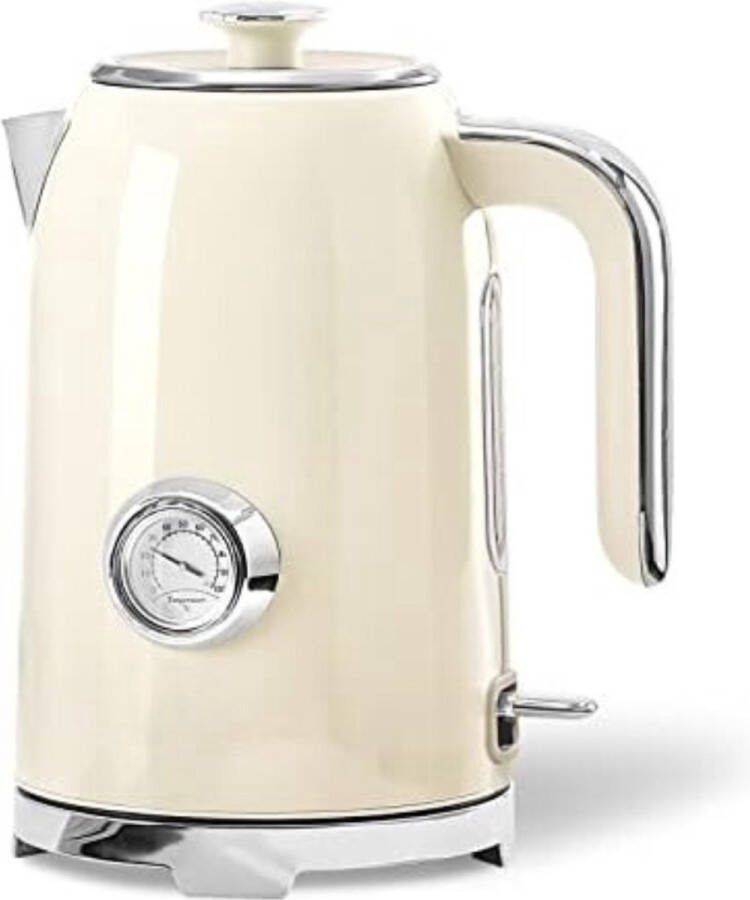 Vintage Waterkoker Retro Design 1 7L Stijlvolle en Snelle Waterkoker