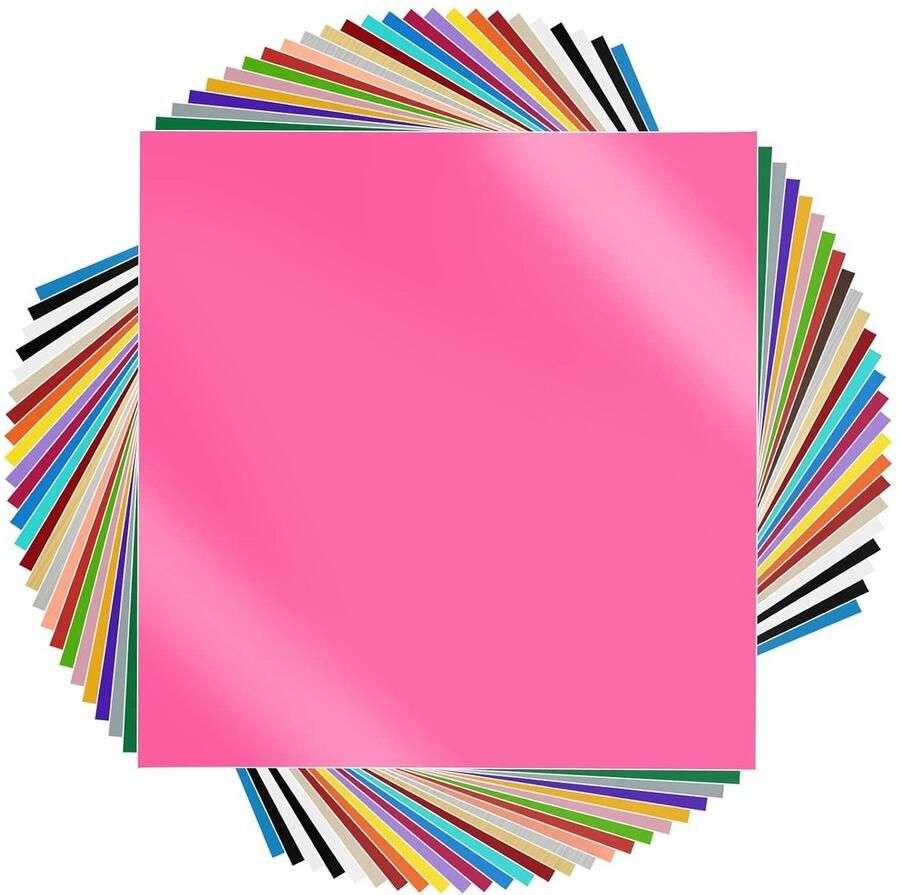 Vinyl Film voor Snijmachines 12 x 12 Inch 25 Stuks Perfect voor Feestdecoraties en Creatieve Projecten