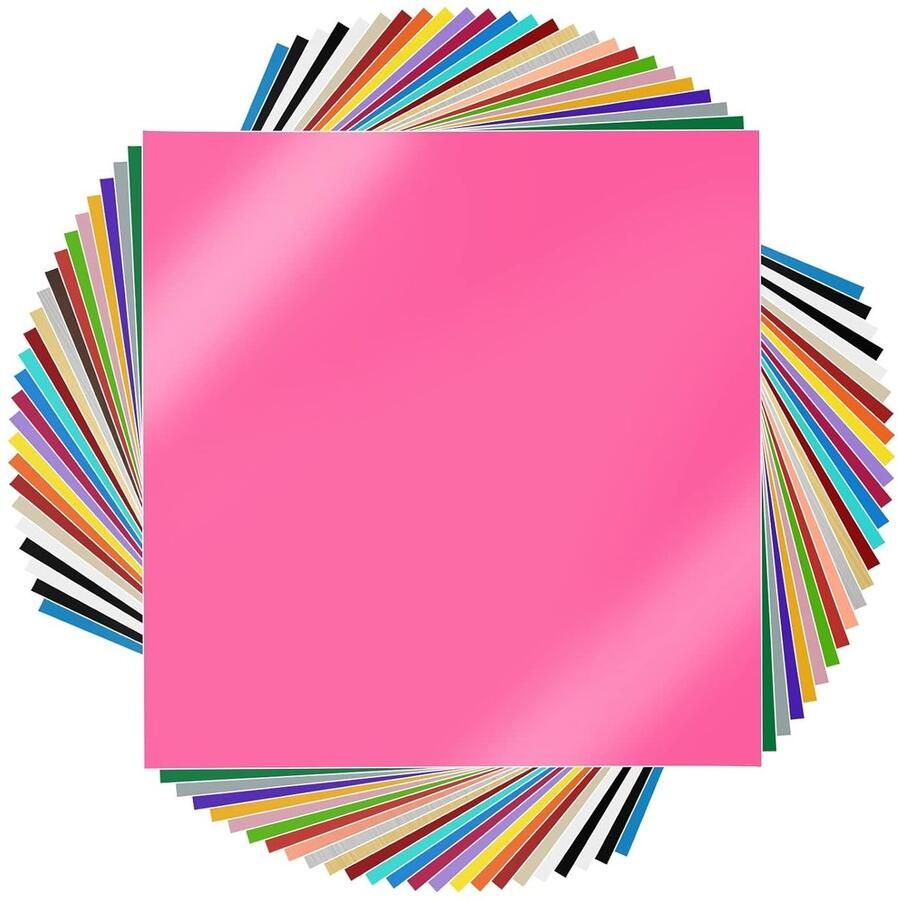 Vinyl Film voor Snijmachines 12 x 12 Inch 25 Stuks voor Verjaardagsfeesten en Huisdecoratie