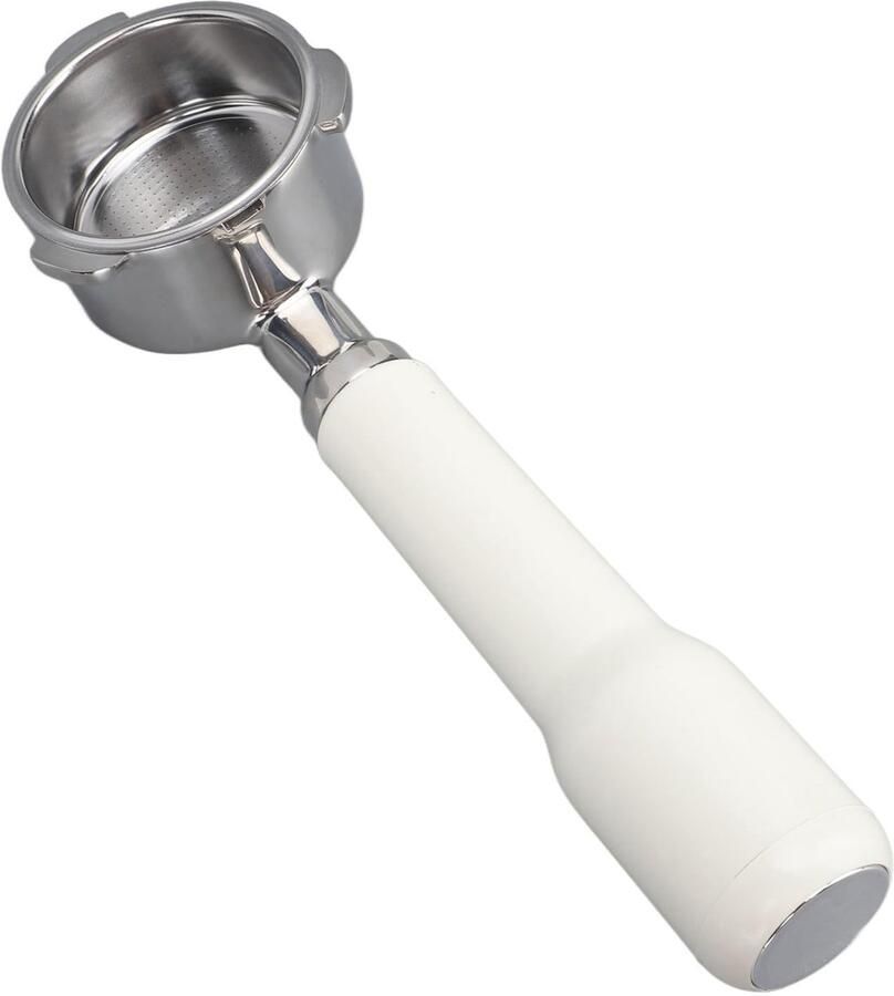 Virtubuy RVS Bottomless Portafilter Geschikt voor koffiemachines 51 mm Professionele koffiezetervaring Hoogwaardige RVS Perfecte extract
