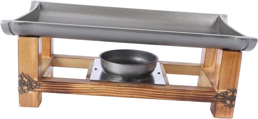 Vis Grillmand Grillrek Mand Barbecue Koken Antiaanbaklaag 30x14x10cm Multicolor