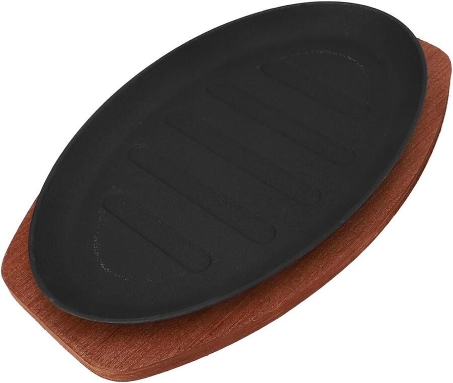 Vis Grilpan Serveerschaal Grill Vis Grillen Hoge Hardheid Ijzer 30 cm Zwart
