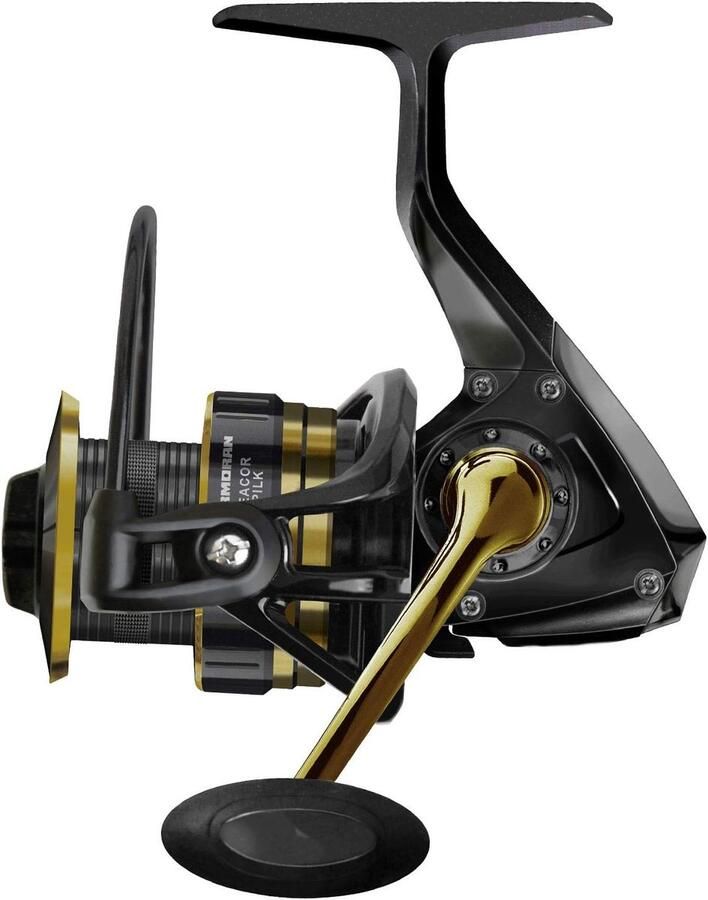 Vis molen Spinmolen zoutwater Zeevissen jigging Aluminium spoel CNC 370 gram Goud zwart