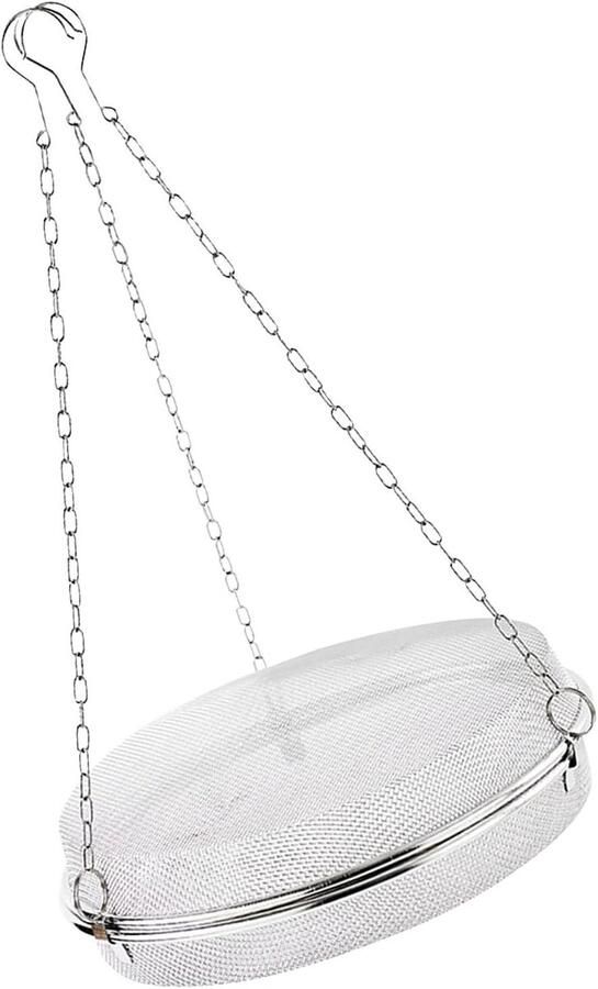 Visdroogrek Hangmand Voedseldroger Net Voedsel Drogen Dubbellaags Ontwerp 8.8 x 17.9 x 8.8 cm Zilver - Foto 1