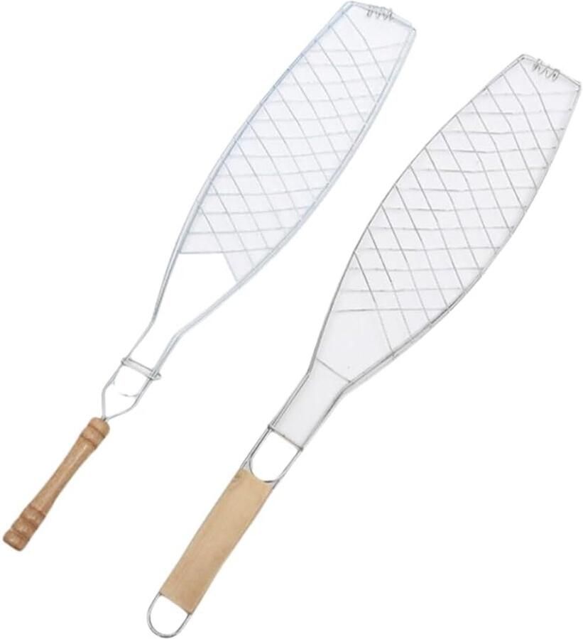 Visgrilltang Grillklem Vis Grillen Ergonomisch Handvat 57 cm N.v.t