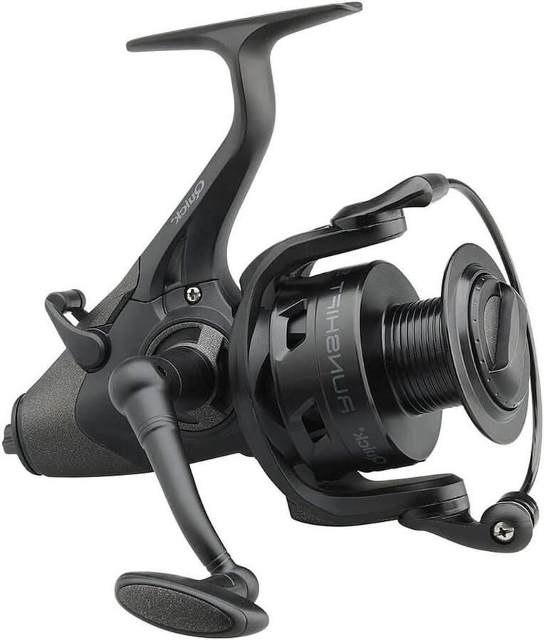 Vishaspel Spinmolen Vismolen Allround Vissen Bite and Fight Freespool Zwart