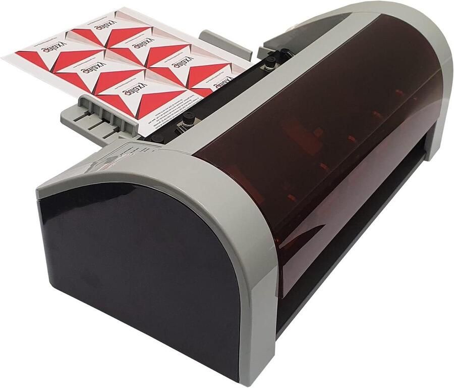 Visitekaartjes Snijder Kaartjes Snijmachine Professioneel Drukwerk Semi-Automatisch 85mm x 55mm Grijs