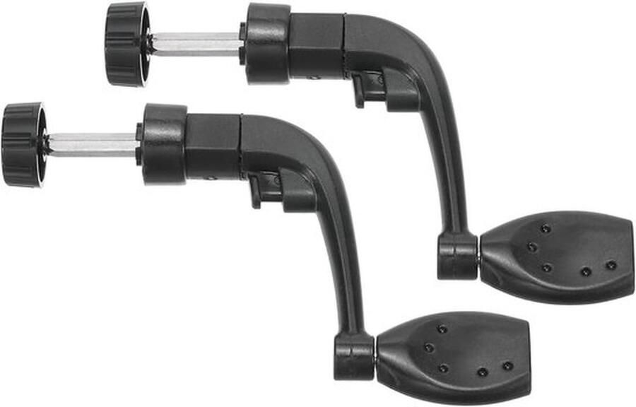 Vismolen handvat vervangend onderdeel 2 stuks metalen crank rotarm draaiknop plastic grip voor vismolen accessoires met moer geschikt # 200 serie haspel (102 mm)