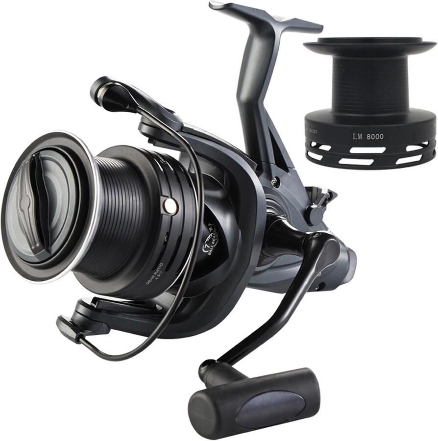 Vismolen Karpermolen Haspel Vissersmolen Precisie Vissen Dubbel Rem Systeem LM7000 LM8000