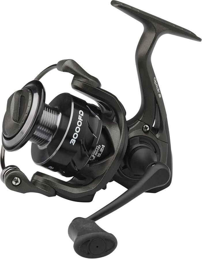 Vismolen Visrol Spinmolen Vissen Verbeterde Versnellingsbak 5000 FD Zwart