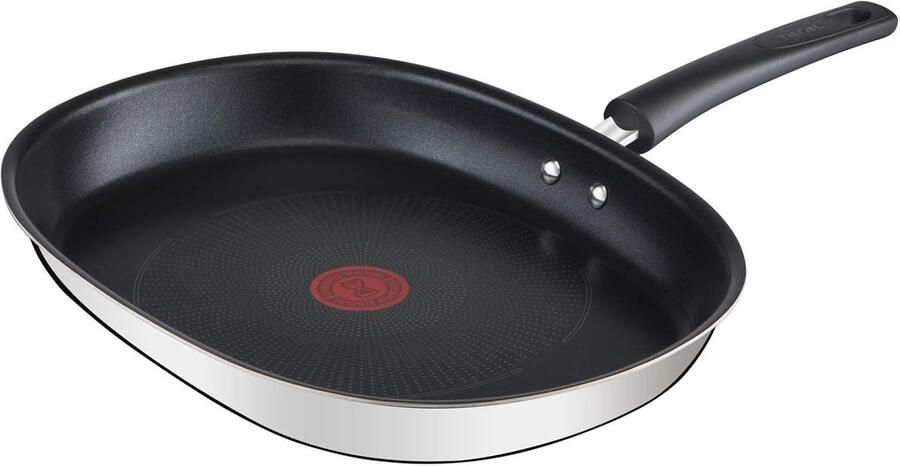 Vispan Ovale pan Grote gerechten bereiden Gelijkmatige warmteverdeling 36 cm RVS