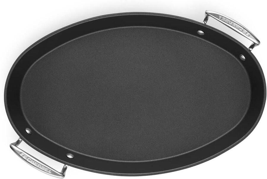 Vispan Ovale pan Vispocheerpan Vis Bereiden Versterkte antiaanbaklaag 40 cm Niet gespecificeerd