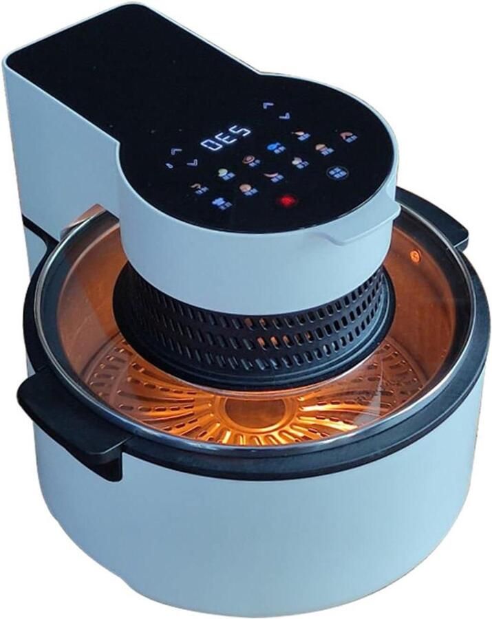 Visuele Airfryer Olievrije Oven Gezond Koken Groot 5.5L Venster 5.5 Liter Multicolor