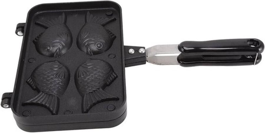Visvormige Cake Maker voor Taiyaki Dubbele Bakvorm voor Wafels en Japanse Pannenkoeken Antiaanbaklaag en Elektrische Bakplaat
