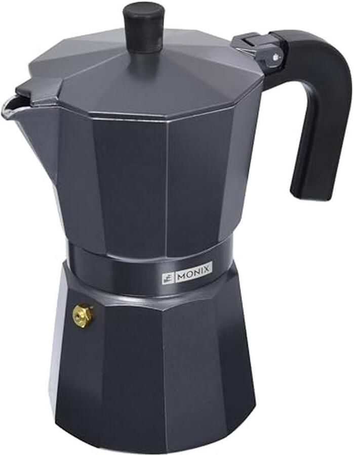 Vitro Noir Niet-Stick Koffiezetapparaat Aluminium Zwart 6 Kopjes