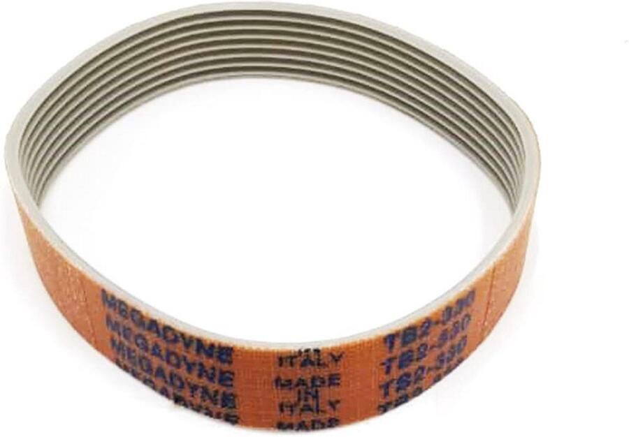 Vlakke aandrijfriem voor snijmachine 16 x 330 mm met 8 ribben
