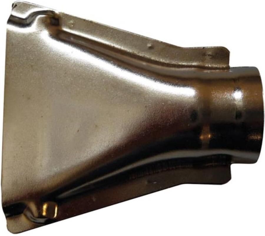 Vlakke Mondstuk Accessoire voor Koken Precisie Verwarmen Plat Model 4 x 9.5 x 19 cm Zilver