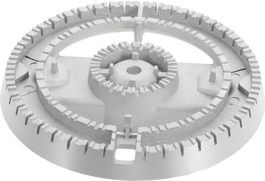 Vlamverdeler Gasfornuis Branderkap Gasbrander Gelijkmatig Koken Universele Compatibiliteit 13.80X13.80X3.00CM Zilver