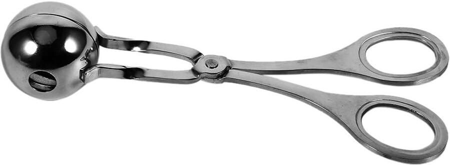 Vlees Baller Gehaktbal Maker Keuken Gadget Roestvrijstaal Kwaliteit 35 Centimeter Zilver