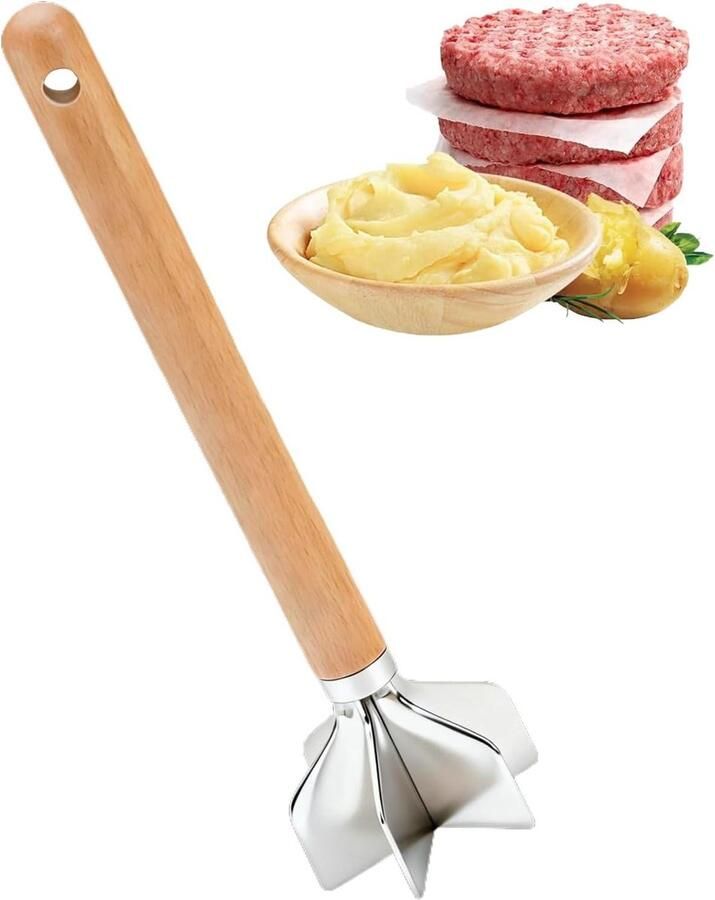 Vlees Chopper Keuken Tool Voedsel Bereiden Zes Snijders 30 cm Meerkleurig