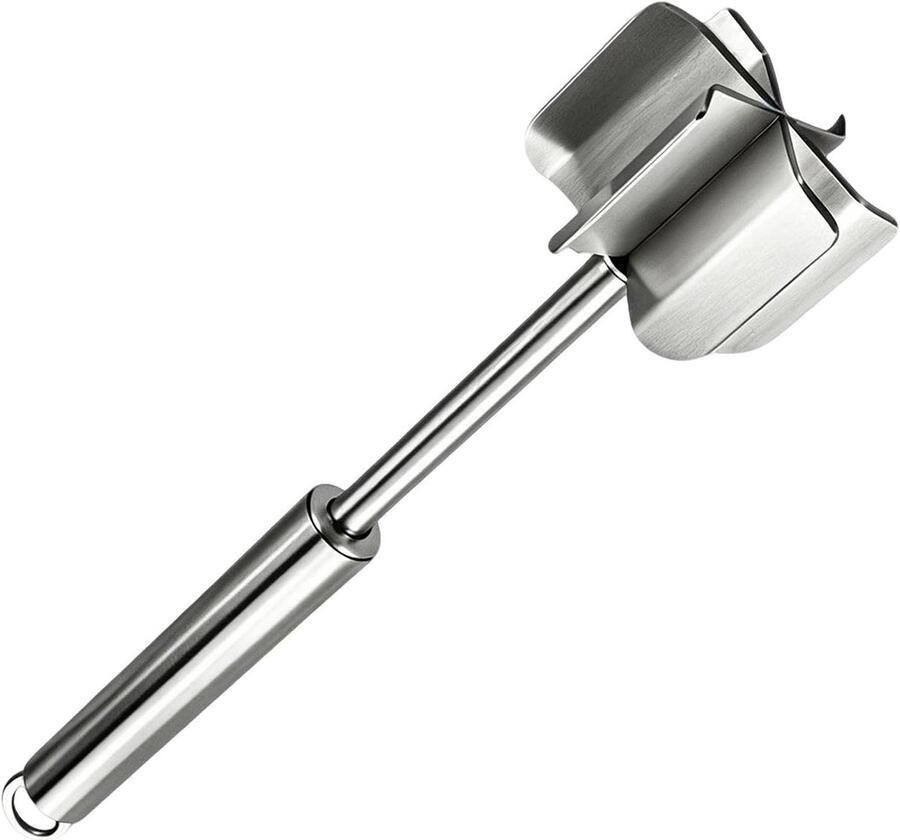 Vlees Hakker Keuken Tool Voedselbereiding Zes-messenontwerp 26 cm Zilver