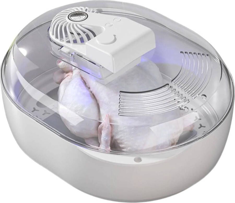 Vlees Ontdooimachine Ultrasonisch 6-in-1 – Voedselveilige Materiaal USB Opladen Ideaal voor Huisdieren en Voedsel Snel Onthooien Vlees Ontdooiapparaat