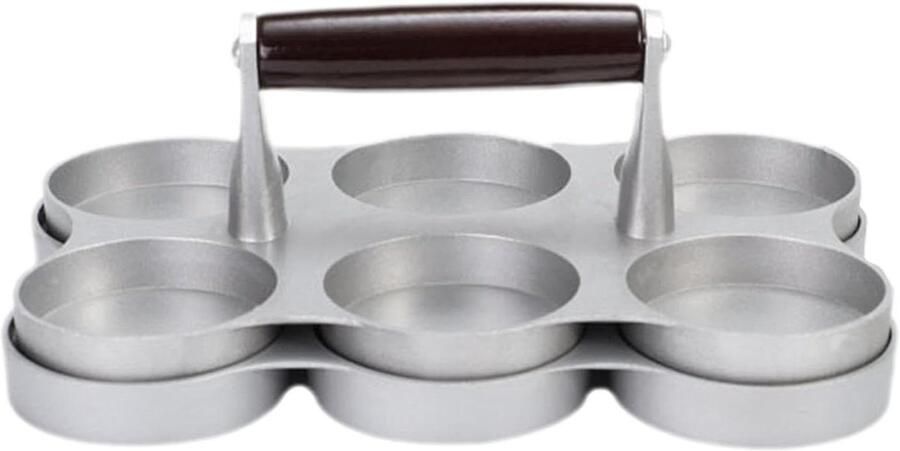 Vlees Pastei Maker Hamburgerpers Pasteitjes Maken Antiaanbaklaag 22.9 Centimeter Diameter Grijs