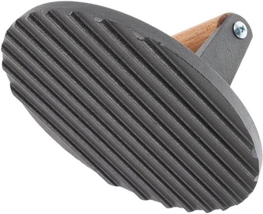 Vlees Pers Maker Burgerpers Patty Binnen Koken Antiaanbakvorm 17.5 cm Zwart