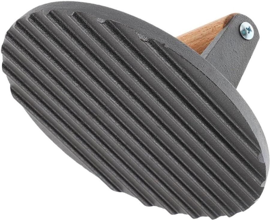 Vlees Pers Maker Burgerpers Patty Binnen Koken Antiaanbakvorm 17.5 cm Zwart