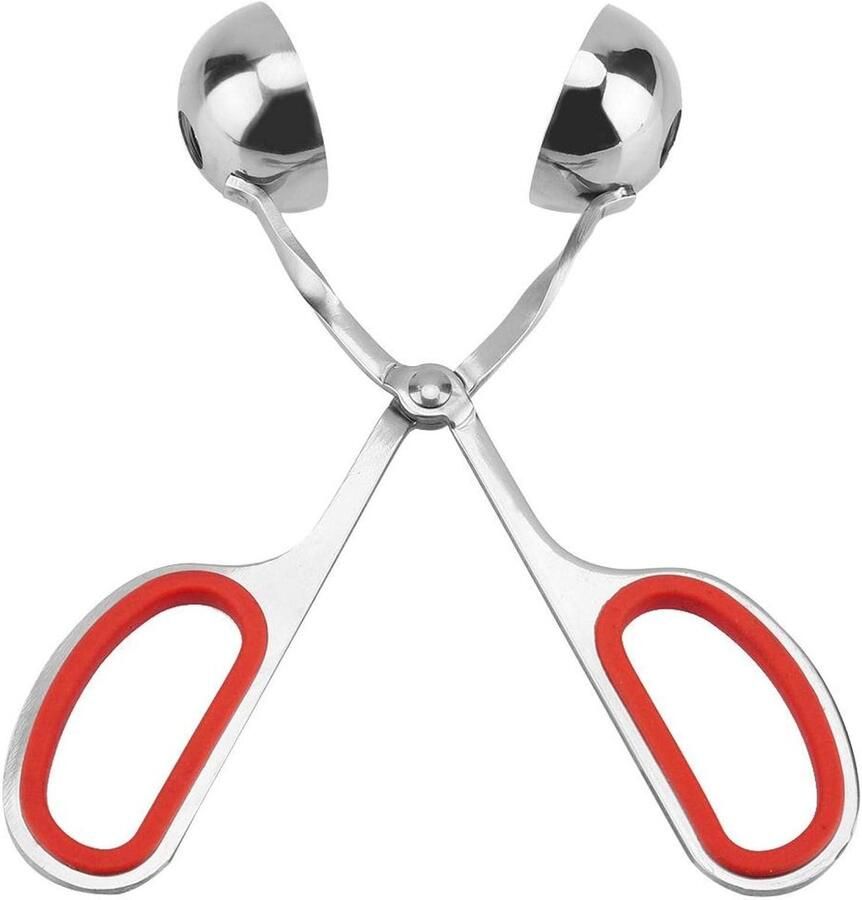 Gehaktbalvorm Rijstbalmaker Eten Maken Ergonomisch handvat 18 cm Rood