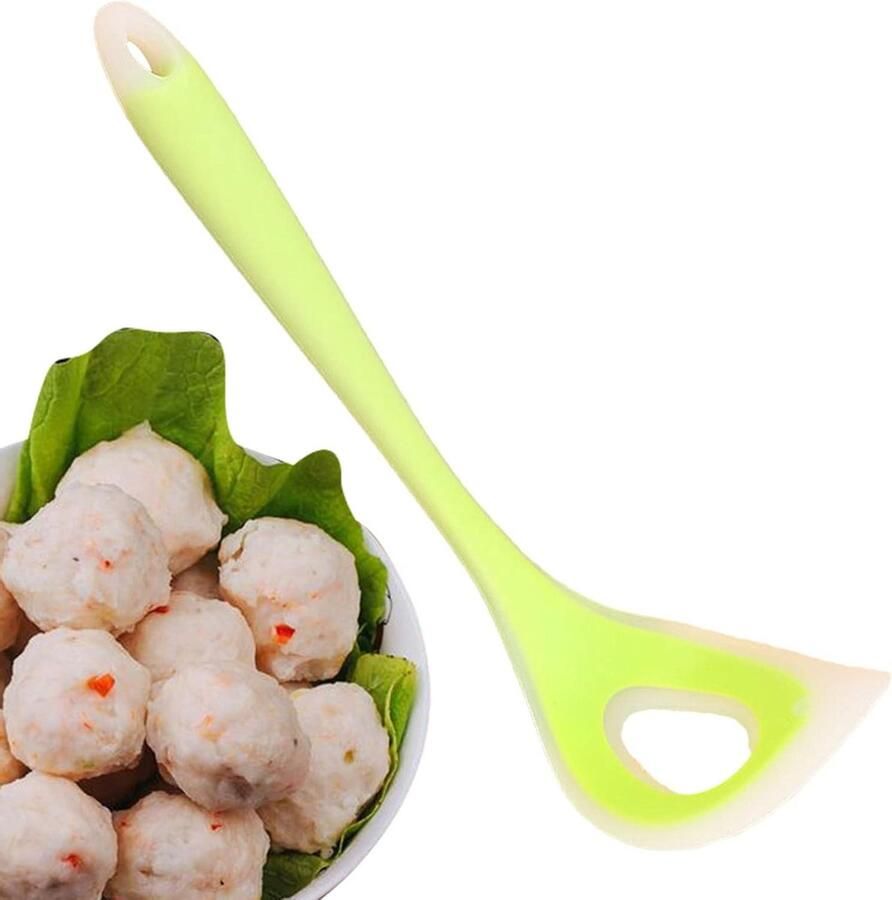 Vleesbal Maker Gehaktbal Vorm Makkelijk Ballen Maken Ergonomisch Ontwerp 26 x 8 x 1 cm Grijs