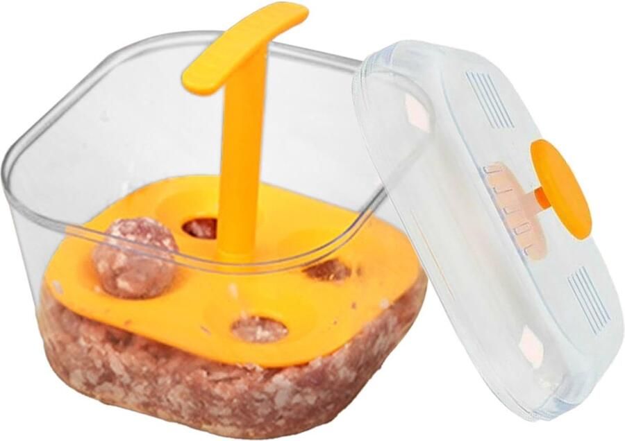 Vleesbal Maker Keuken Tool Eten Bereiden Maakt 4 Ballen 11 cm Multicolor
