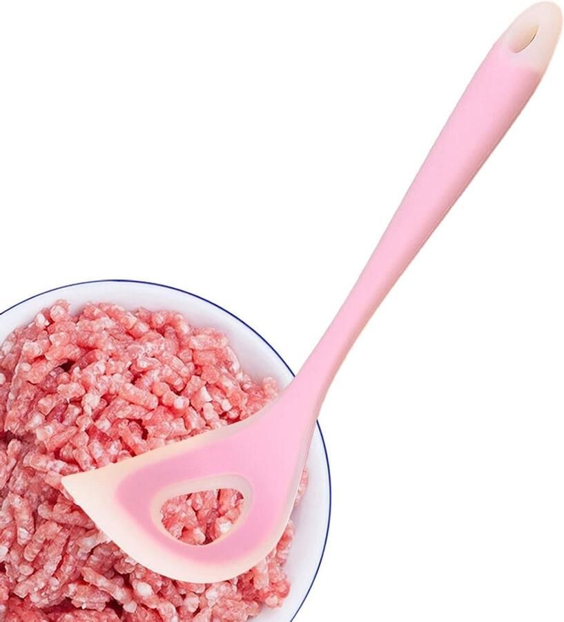 Gehaktbal Maker Balletjes Vormer Eten Bereiden Antiaanbaklaag 26 x 8 cm Roze