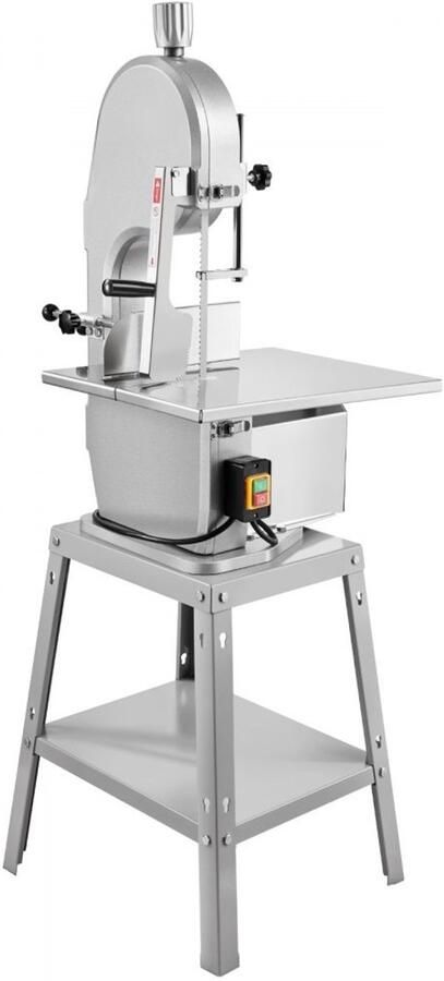 Vleesbandzaag Commerciële Elektrische Botzaag 1800 W Verticaal Werkbank 38 x 48 5 cm Voor Bevroren Vlees en Botten Met Zaagblad