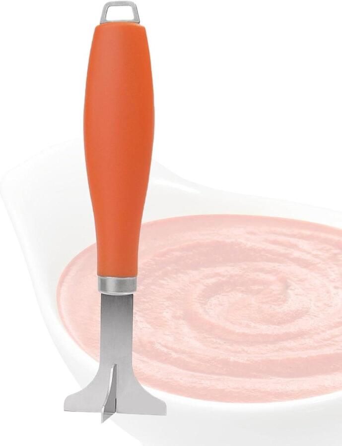 Vleeshakker Hamburger maker Vlees fijnmaken Ergonomische grip 21 cm Zilver