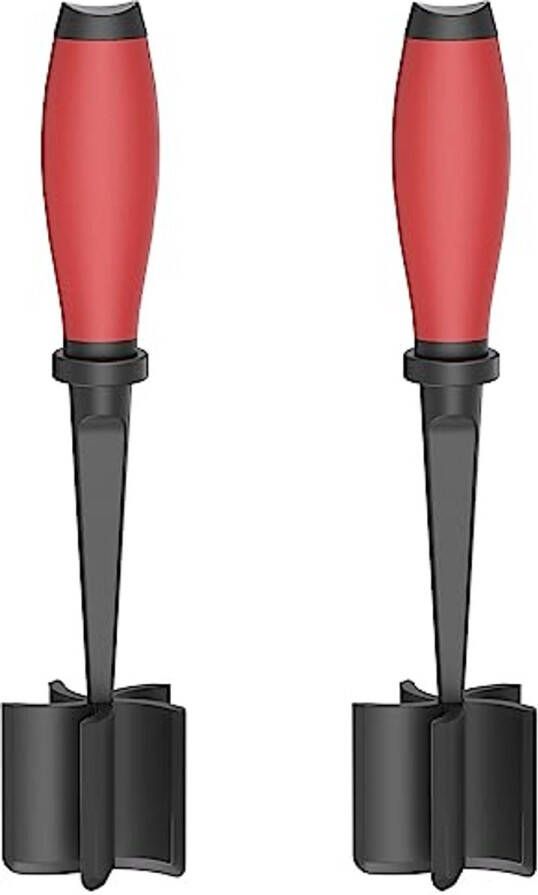 Vleeshakmolen met 5 Curve Blades Hittebestendige Vleesmasher Tool voor Hamburger Vlees en Rundergehakt