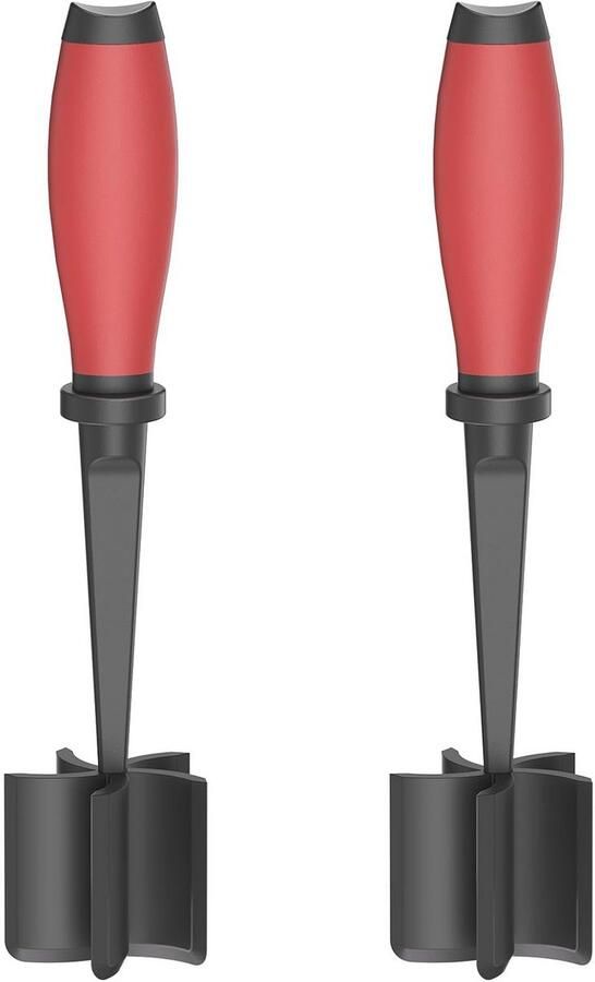 Vleeshakmolen met 5 Curve Blades Hittebestendige Vleesmasher Tool voor Hamburger Vlees en Rundergehakt