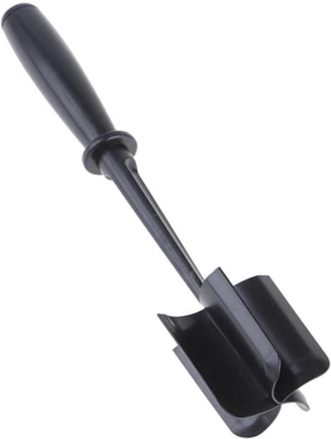 Vleeshakselaar 5 Gebogen Messen Gehaktstamper Vleesbreker Vleesstamper Ergonomisch Handvat Comfortabel Gebruik Gehaktmolen